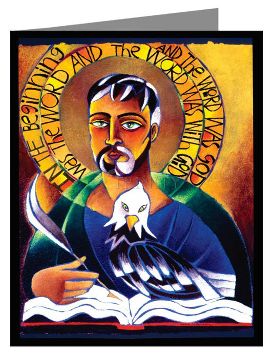 St. John the Evangelist - Note Card Custom Text by Br. Mickey McGrath, OSFS - Trinity Stores