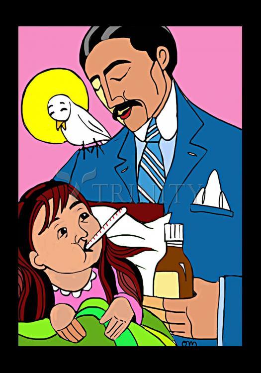 Ven. José Gregorio Hernández - Holy Card by Br. Mickey McGrath, OSFS - Trinity Stores