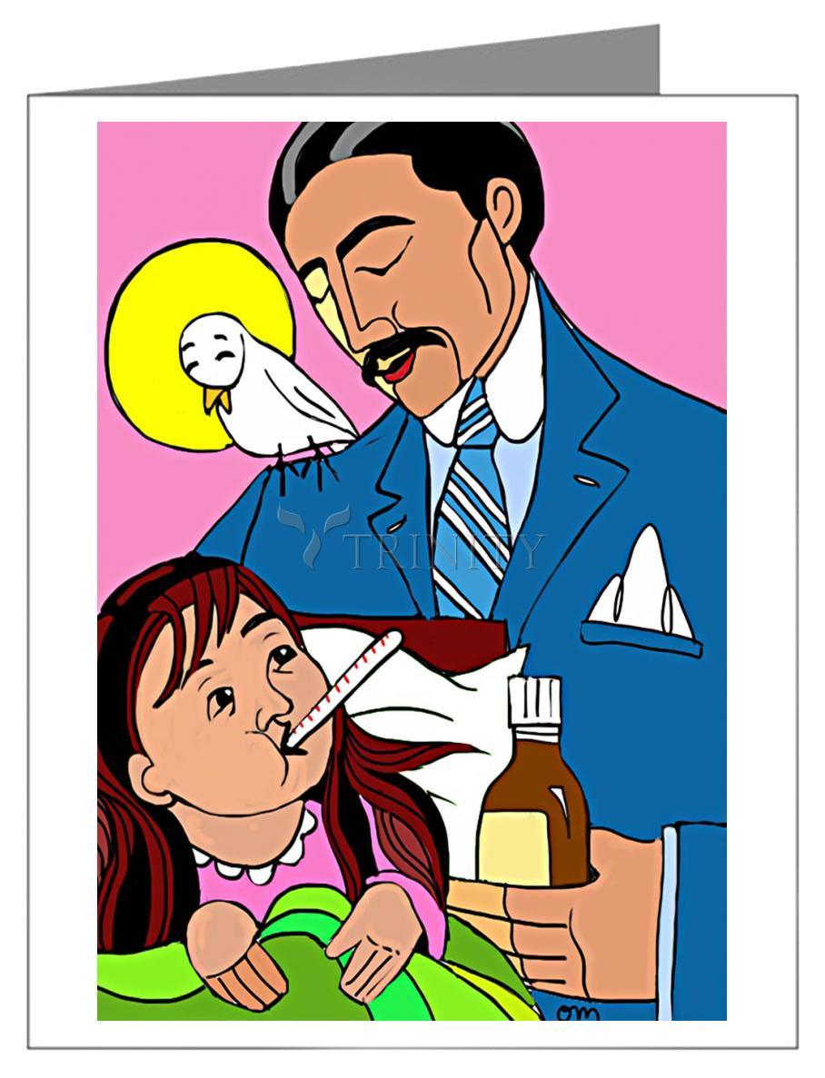 Ven. José Gregorio Hernández - Note Card by Br. Mickey McGrath, OSFS - Trinity Stores