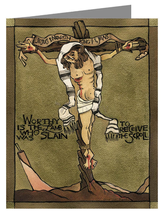 Jesus, King of the Jews - Note Card by Br. Mickey McGrath, OSFS - Trinity Stores