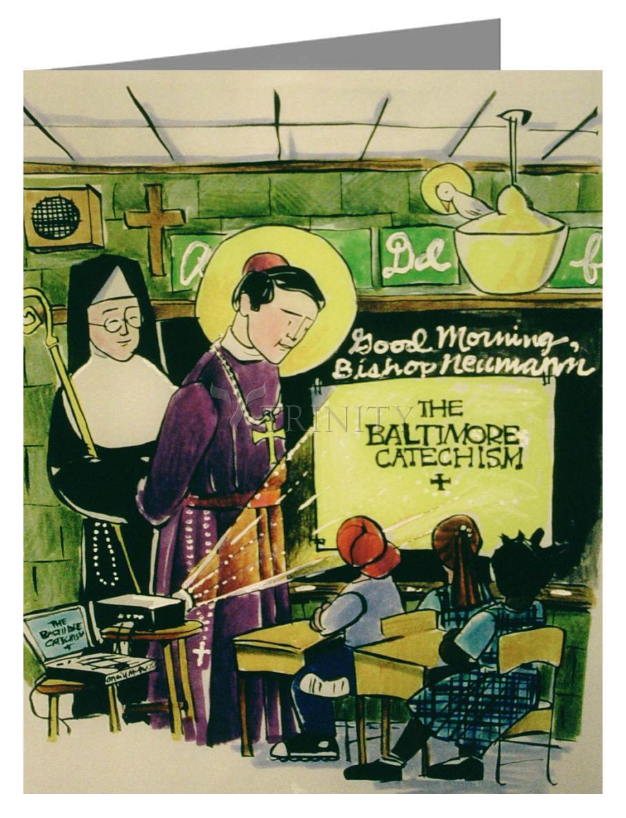 St. John Neumann - Note Card by Br. Mickey McGrath, OSFS - Trinity Stores