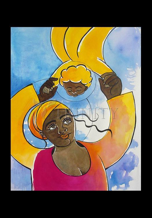 Mary, Source of our Joy - Holy Card by Br. Mickey McGrath, OSFS - Trinity Stores