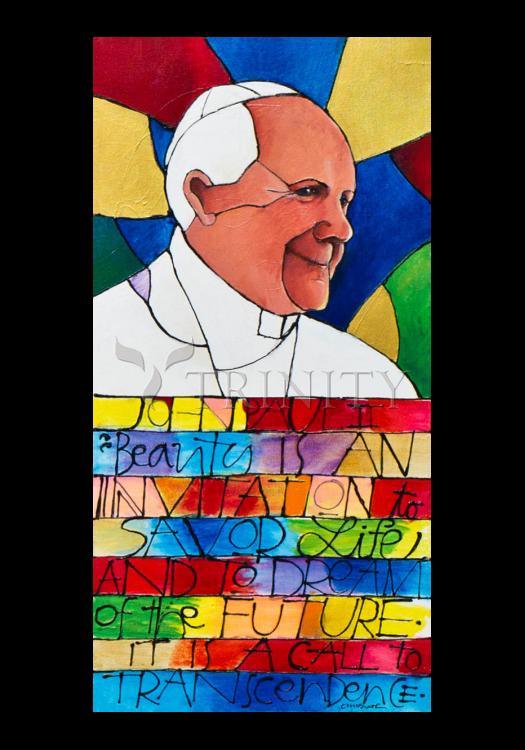 St. John Paul II - Holy Card by Br. Mickey McGrath, OSFS - Trinity Stores