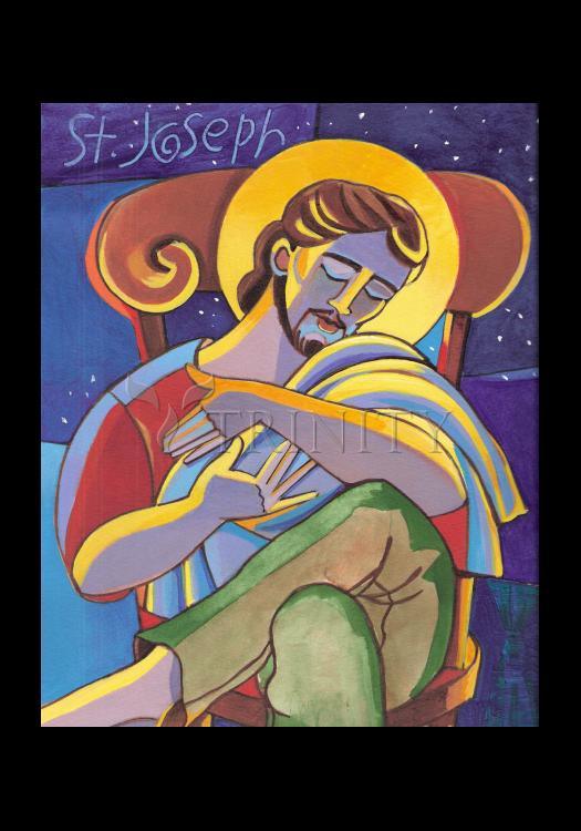 St. Joseph - Holy Card by Br. Mickey McGrath, OSFS - Trinity Stores