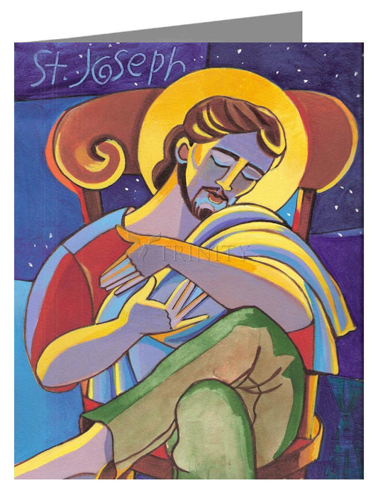 St. Joseph - Note Card by Br. Mickey McGrath, OSFS - Trinity Stores