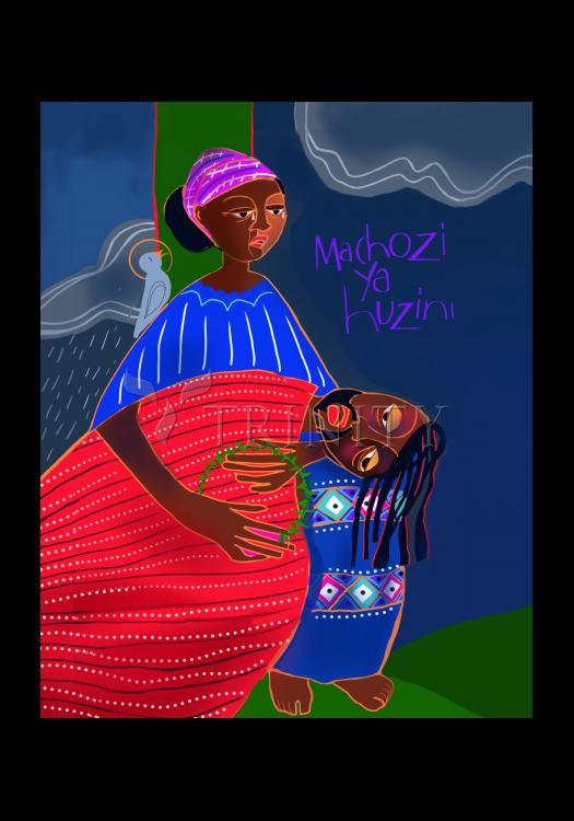 Jesus is Taken Down From the Cross - Holy Card by Br. Mickey McGrath, OSFS - Trinity Stores