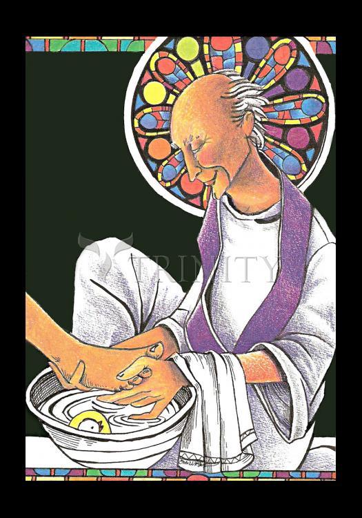St. John Vianney - Holy Card by Br. Mickey McGrath, OSFS - Trinity Stores