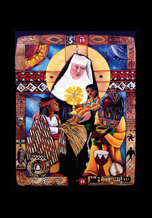St. Katharine Drexel - Holy Card by Br. Mickey McGrath, OSFS - Trinity Stores