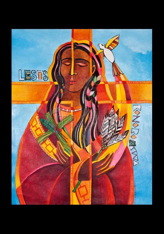 Jesus I Love You - Lesos Konoronhkwa - Holy Card by Br. Mickey McGrath, OSFS - Trinity Stores