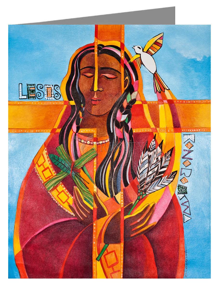 Jesus I Love You - Lesos Konoronhkwa - Note Card Custom Text by Br. Mickey McGrath, OSFS - Trinity Stores