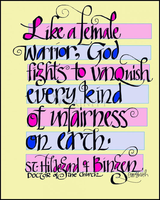 Like A Female - Wood Plaque by Br. Mickey McGrath, OSFS - Trinity Stores