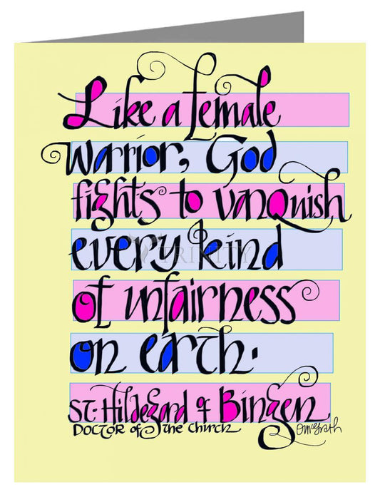 Like A Female - Note Card Custom Text by Br. Mickey McGrath, OSFS - Trinity Stores