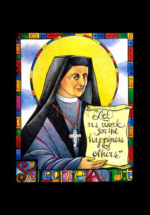 St. Leonie Aviat - Holy Card by Br. Mickey McGrath, OSFS - Trinity Stores