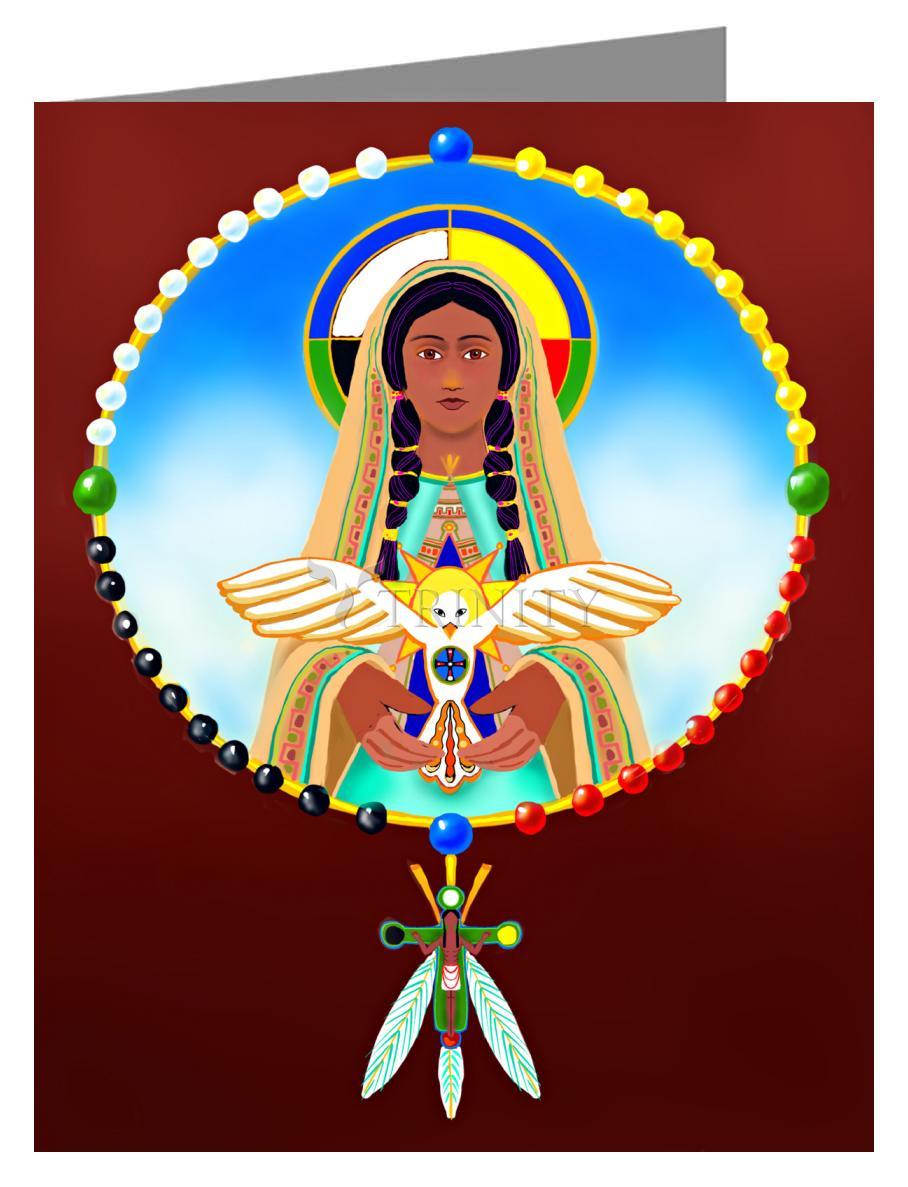 Lakota Rosary - Note Card by Br. Mickey McGrath, OSFS - Trinity Stores