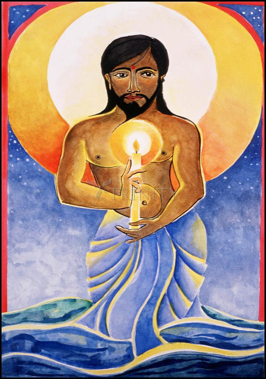 Jesus: Light of the World - Wood Plaque by Br. Mickey McGrath, OSFS - Trinity Stores