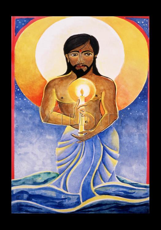 Jesus: Light of the World - Holy Card by Br. Mickey McGrath, OSFS - Trinity Stores