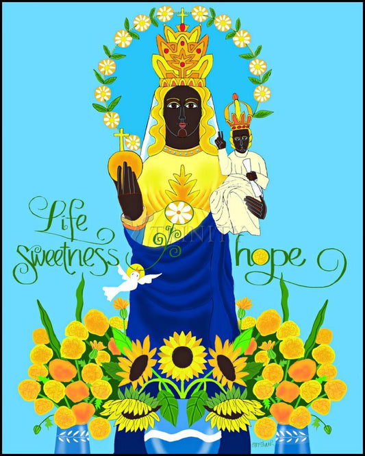 Life Sweetness and Hope - Wood Plaque by Br. Mickey McGrath, OSFS - Trinity Stores