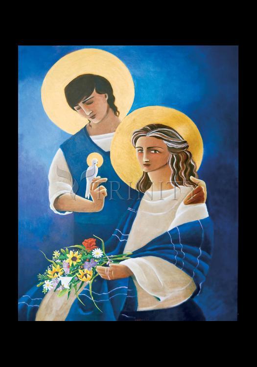 Madonna and Son - Holy Card by Br. Mickey McGrath, OSFS - Trinity Stores