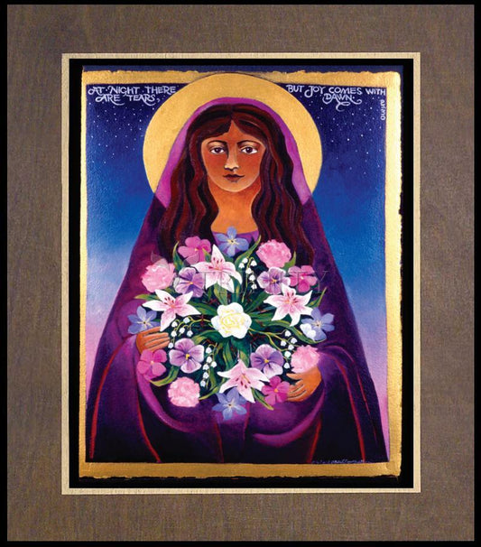 St. Mary Magdalene - Wood Plaque Premium by Br. Mickey McGrath, OSFS - Trinity Stores