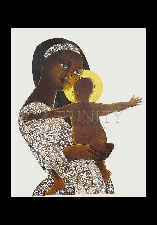 Mary, Mother of God - Holy Card by Br. Mickey McGrath, OSFS - Trinity Stores