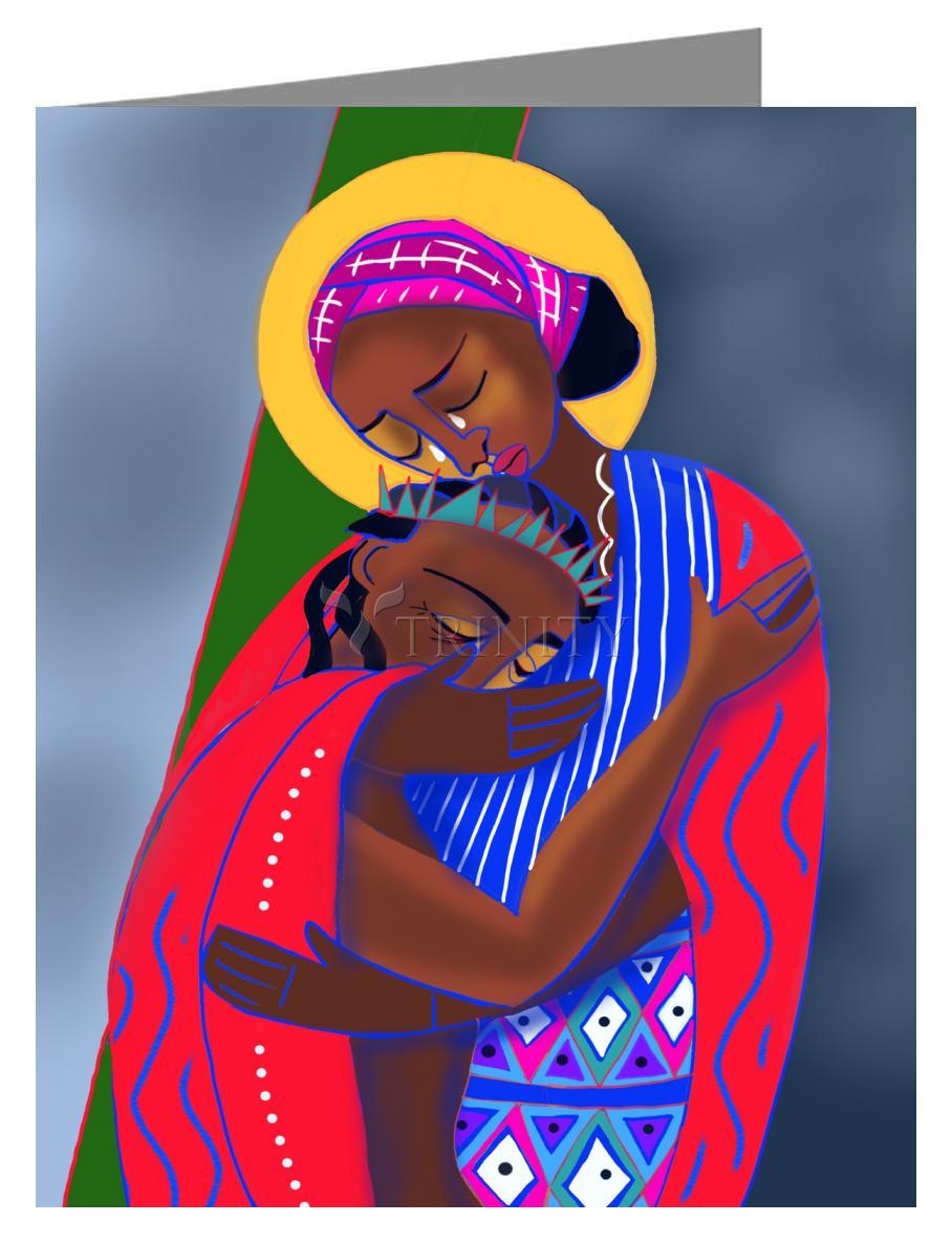 Jesus Meets His Mother - Note Card Custom Text by Br. Mickey McGrath, OSFS - Trinity Stores
