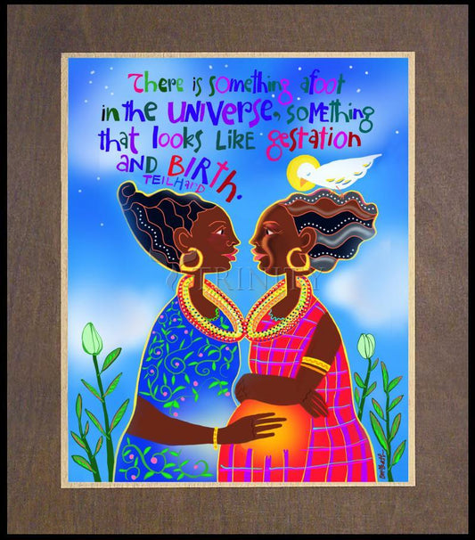 Mothers of Hope - Wood Plaque Premium by Br. Mickey McGrath, OSFS - Trinity Stores