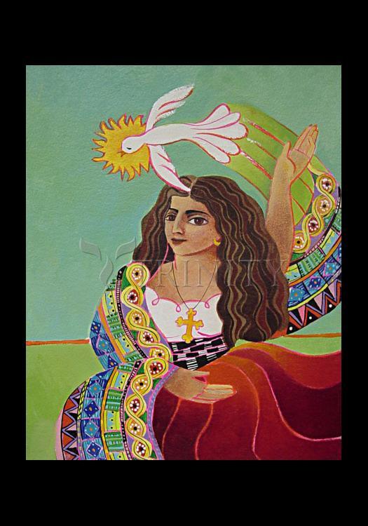 St. Mary Magdalene and Holy Spirit - Holy Card by Br. Mickey McGrath, OSFS - Trinity Stores