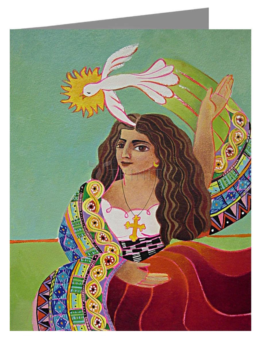 St. Mary Magdalene and Holy Spirit - Note Card by Br. Mickey McGrath, OSFS - Trinity Stores