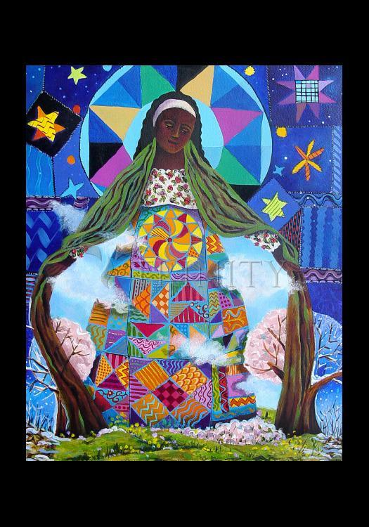 Mary, Our Lady of Refuge - Holy Card by Br. Mickey McGrath, OSFS - Trinity Stores