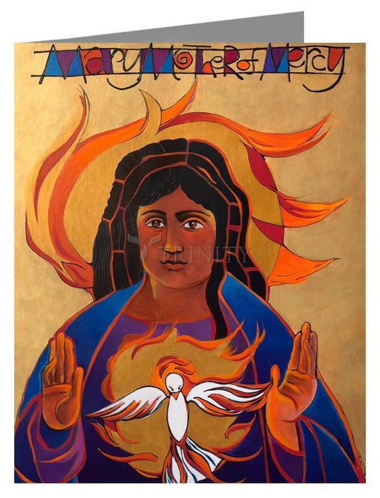 Mary Mother of Mercy - Note Card by Br. Mickey McGrath, OSFS - Trinity Stores