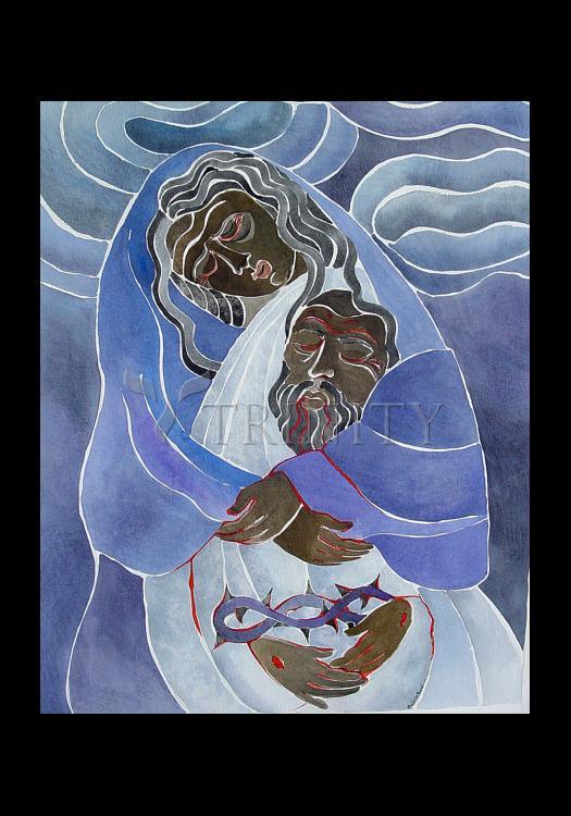Mary, Mother of Sorrows - Holy Card by Br. Mickey McGrath, OSFS - Trinity Stores