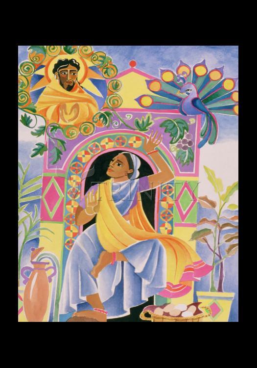 St. Mary Magdalene at the Tomb - Holy Card by Br. Mickey McGrath, OSFS - Trinity Stores