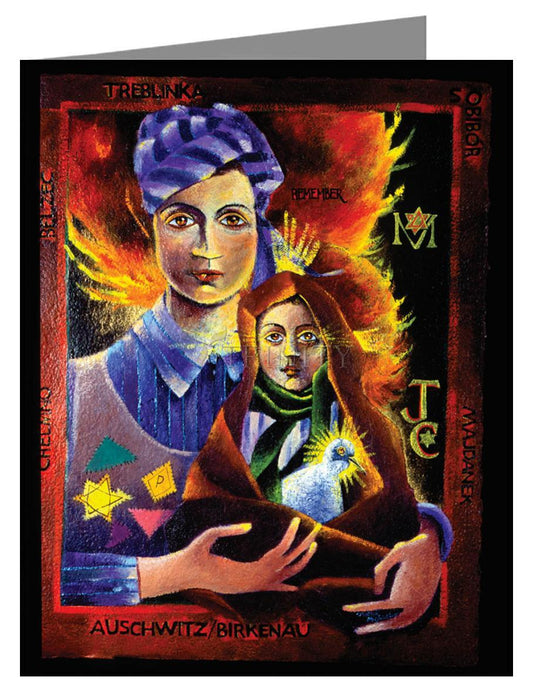 Madonna of the Holocaust - Note Card by Br. Mickey McGrath, OSFS - Trinity Stores