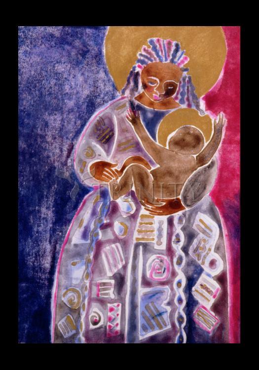 Mother and Son - Holy Card by Br. Mickey McGrath, OSFS - Trinity Stores