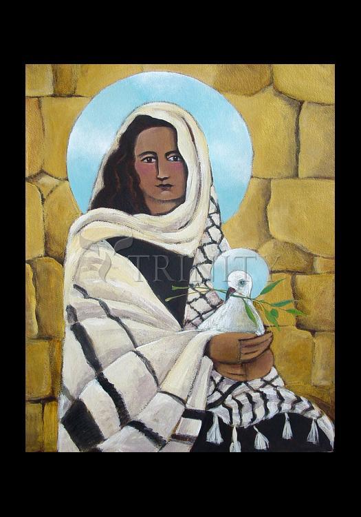Mary, Our Lady of Peace - Holy Card by Br. Mickey McGrath, OSFS - Trinity Stores