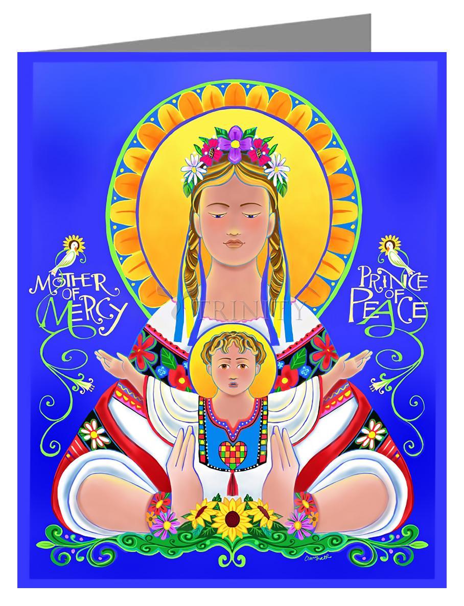 Our Lady of the Ukraine - Note Card Custom Text by Br. Mickey McGrath, OSFS - Trinity Stores