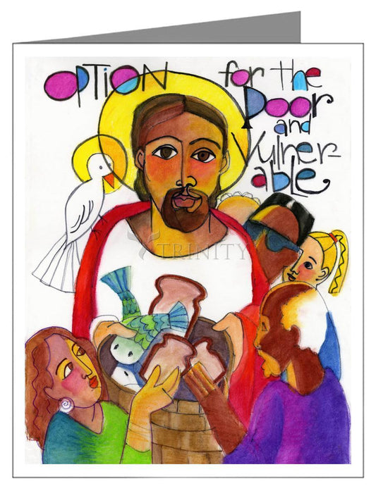 Option for the Poor and Vulnerable - Note Card Custom Text by Br. Mickey McGrath, OSFS - Trinity Stores