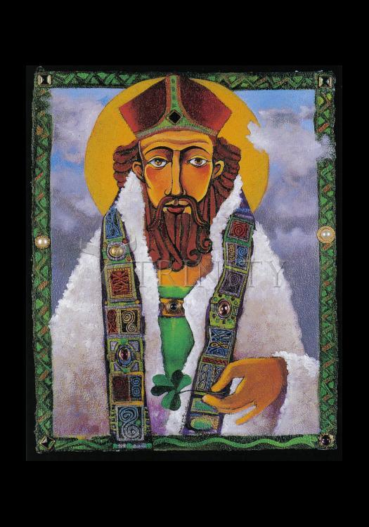 St. Patrick - Holy Card by Br. Mickey McGrath, OSFS - Trinity Stores