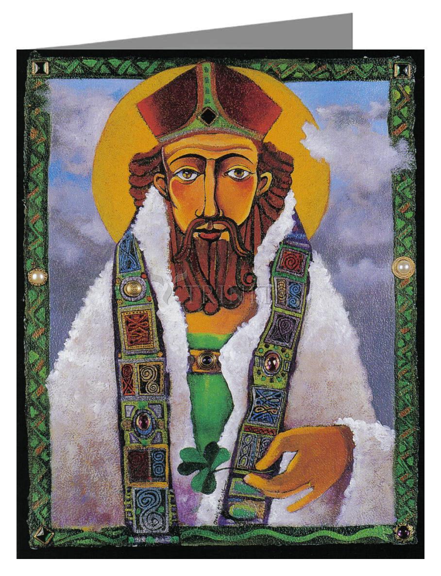 St. Patrick - Note Card Custom Text by Br. Mickey McGrath, OSFS - Trinity Stores