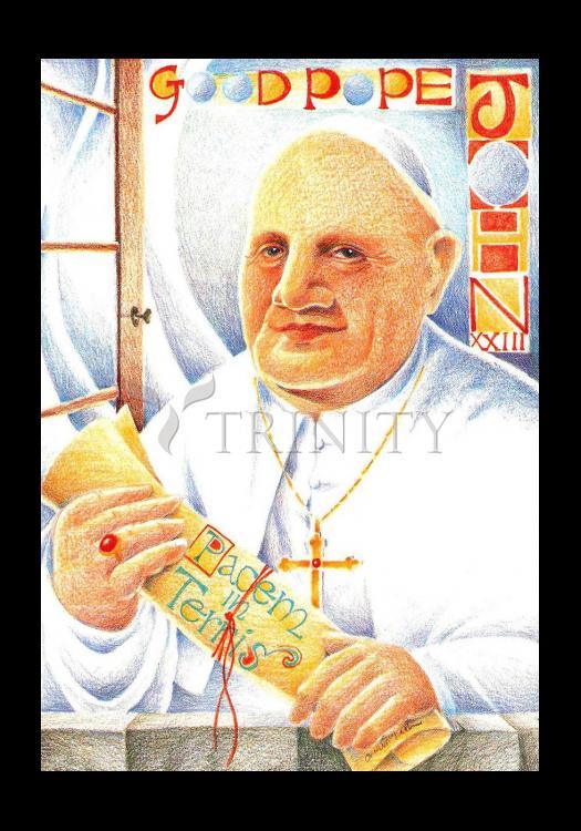 St. John XXIII - Holy Card by Br. Mickey McGrath, OSFS - Trinity Stores