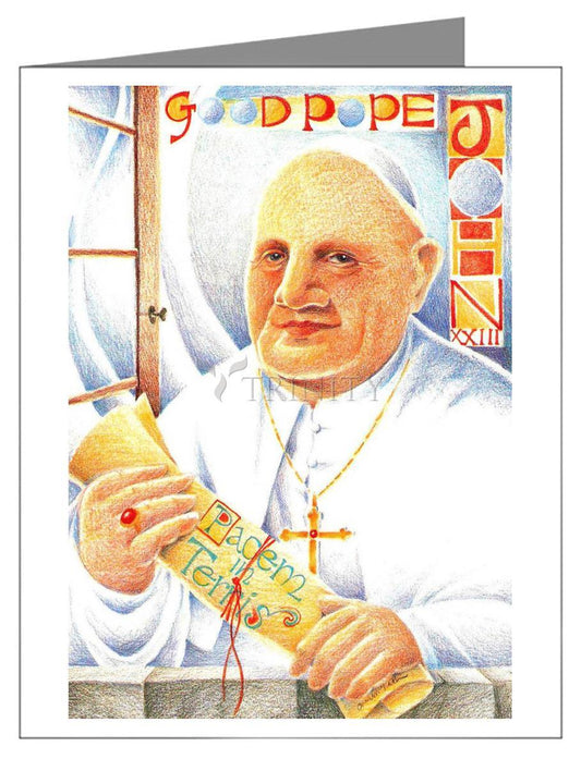 St. John XXIII - Note Card by Br. Mickey McGrath, OSFS - Trinity Stores