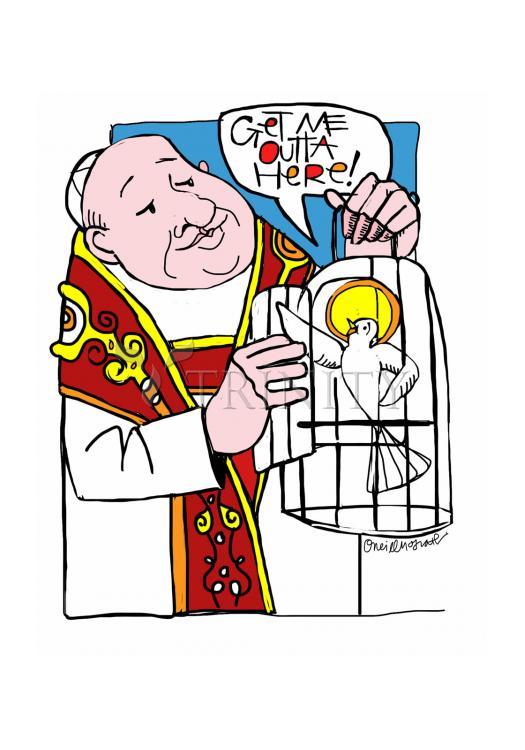 St. John XXIII - Holy Card by Br. Mickey McGrath, OSFS - Trinity Stores