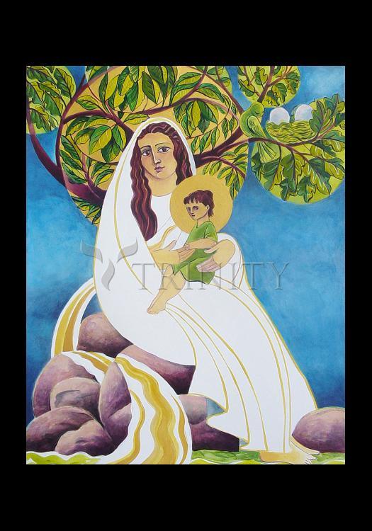 Mary, Promised Land - Holy Card by Br. Mickey McGrath, OSFS - Trinity Stores