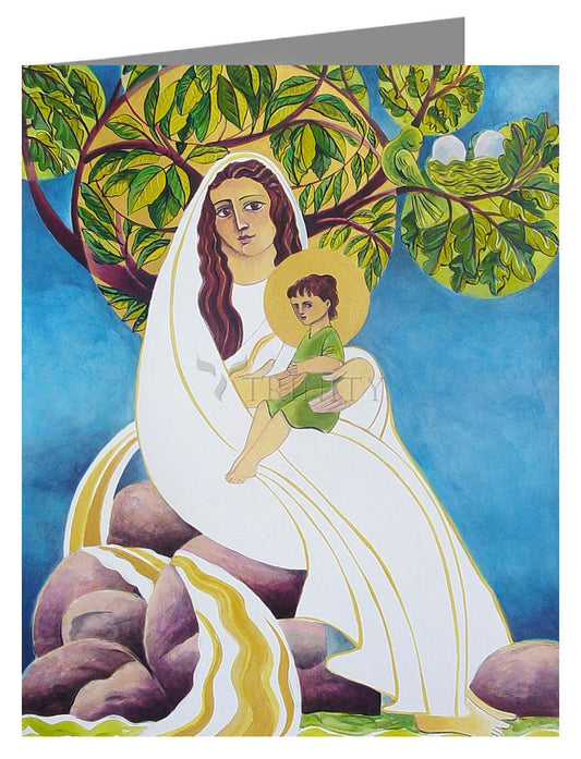 Mary, Promised Land - Note Card by Br. Mickey McGrath, OSFS - Trinity Stores