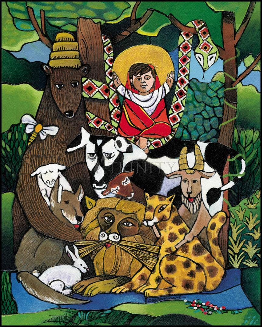 Prince of Peace - Wood Plaque by Br. Mickey McGrath, OSFS - Trinity Stores