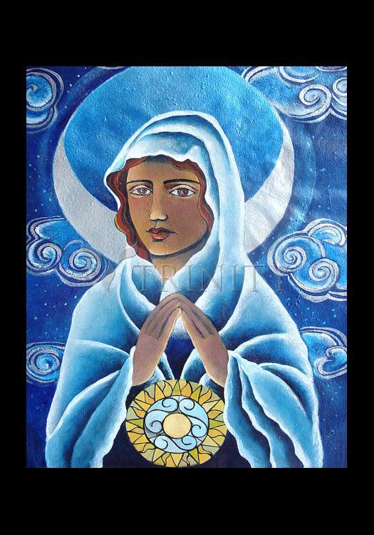 Mary, Queen of the Prophets - Holy Card by Br. Mickey McGrath, OSFS - Trinity Stores
