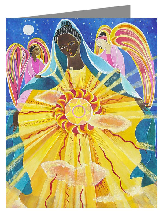 Mary, Queen of the Universe - Note Card Custom Text by Br. Mickey McGrath, OSFS - Trinity Stores