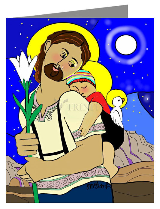 Resting on the Flight to Egypt - Note Card by Br. Mickey McGrath, OSFS - Trinity Stores