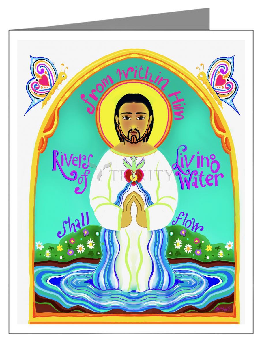 Rivers of Living Water - Note Card Custom Text by Br. Mickey McGrath, OSFS - Trinity Stores