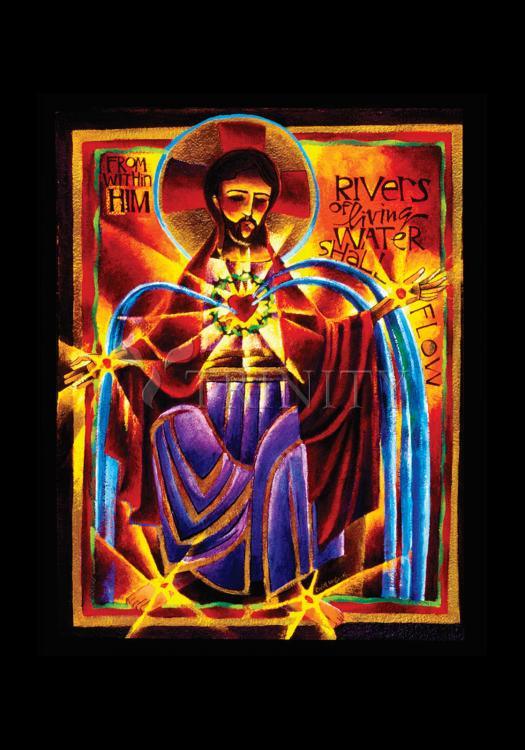 Rivers of Living Water - Holy Card by Br. Mickey McGrath, OSFS - Trinity Stores